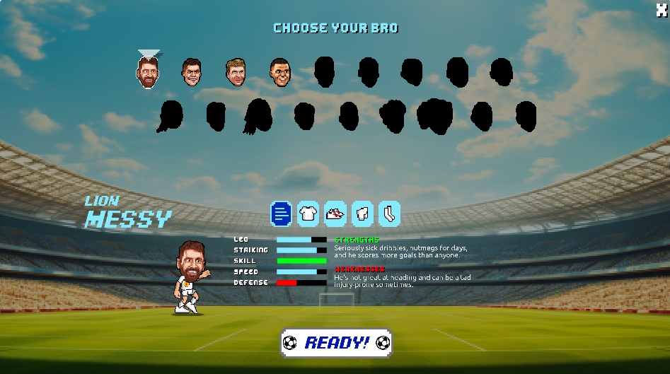 Soccer Bros tournament mode - compete with friends